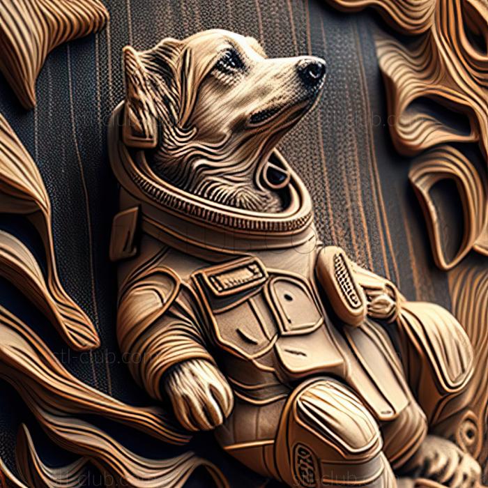 st Brave cosmonaut dog famous animal